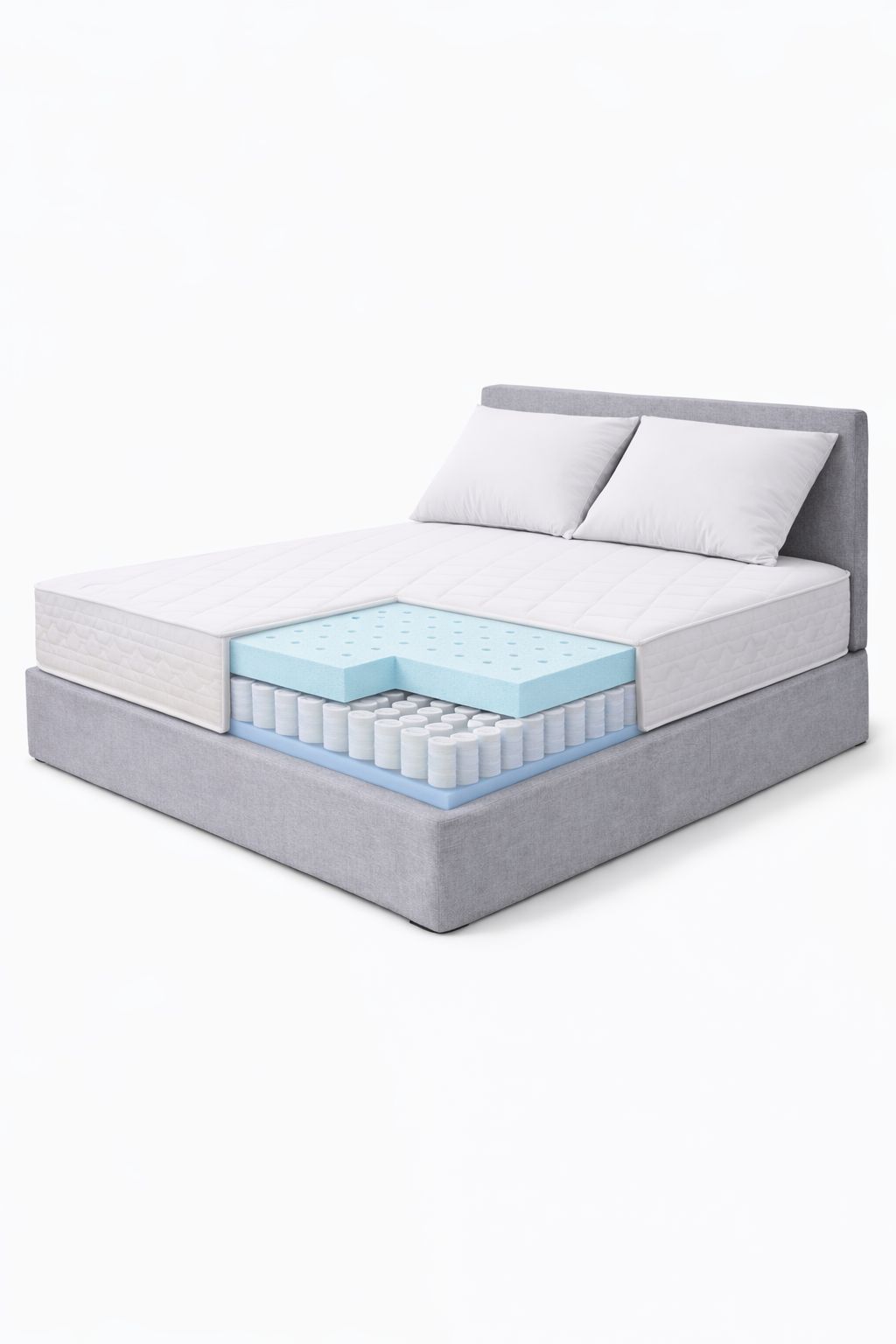 טיטניום חתך מחסני מזרונים אונליין מזרן קפיצים מבודדים טיטניום – תמונה 1