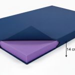 מזרן ספוג לילדים גובה 14 ס"מ ( ספוג סגול )