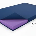 מזרן לילדים ספוג סגול גובה 10 ס"מ